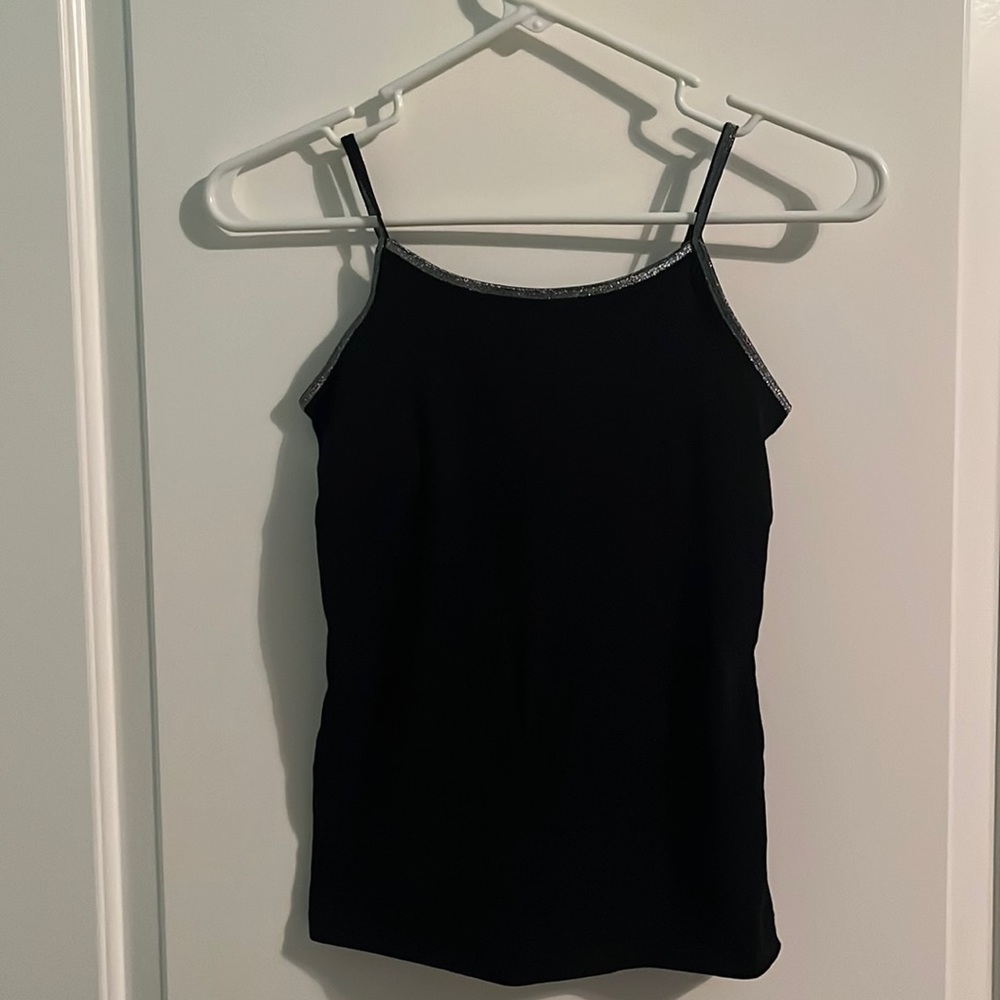 Black tank top